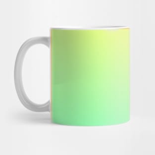 green and yellow neon Mug